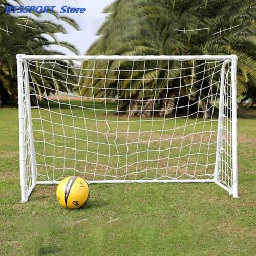 1 Pcs White Portable Football Net 6x4ft Soccer Goal Post Net 2019 Gift Football Accessories Outdoor Sport Training Tool