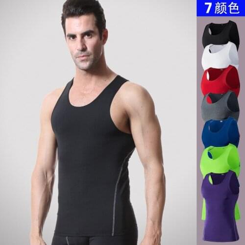 Brand Clothing mens Compression shirts Summer Slim Fit Men stringer Tank Tops Bodybuilding Undershirt gyms Fitness vest