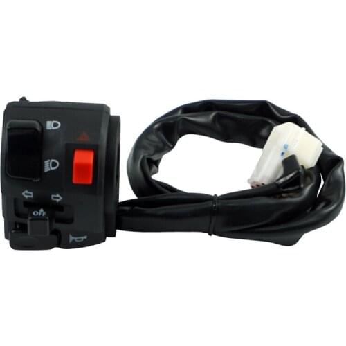 DHBH-Universal 22MM Motorcycle Switches Handlebar Controller Switch Headlight Fog Light Horn ON-OFF Button Switch