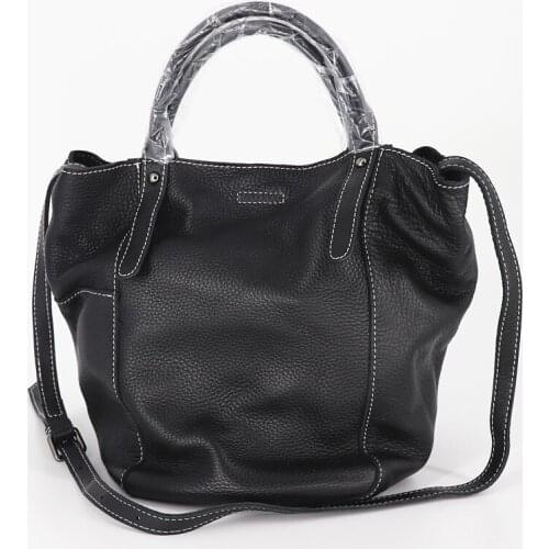 Designe Handbags Women Natural Cowhide Bucket Tote With Liner Bag Lady Shoulder Bags Retro Crossbody Bolsas Femininas Sac A Main