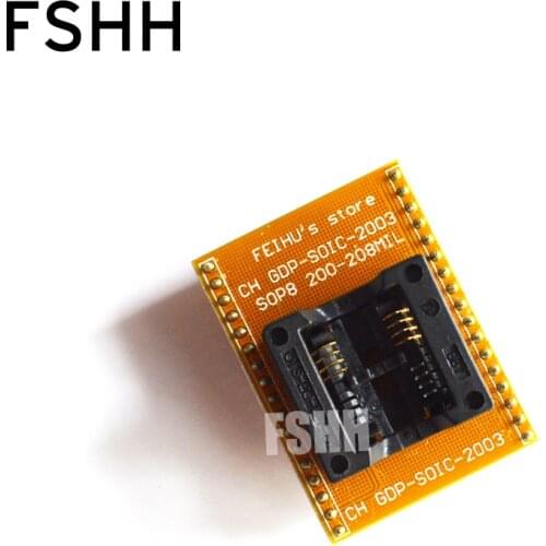 GDP-SOIC-2003 Programmer Adapter 200mil 208mil SOP8 to DIP Adapter for lt48xp/lt48uxp/lt848 Programmer Adapter