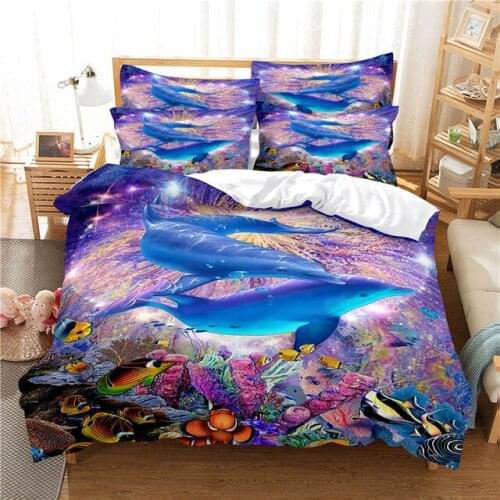 Scenery Bedding Set Fantasy Sky Flower Fashion 3d Duvet Cover Set Comforter Bed Linen Twin Queen King Single Size Dropshipping