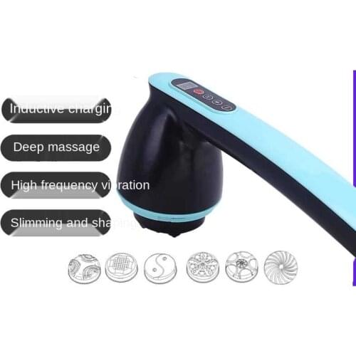 Beauty instrument grease machine massage household hand-held vibration electric board equipment crushing fat to lose weight