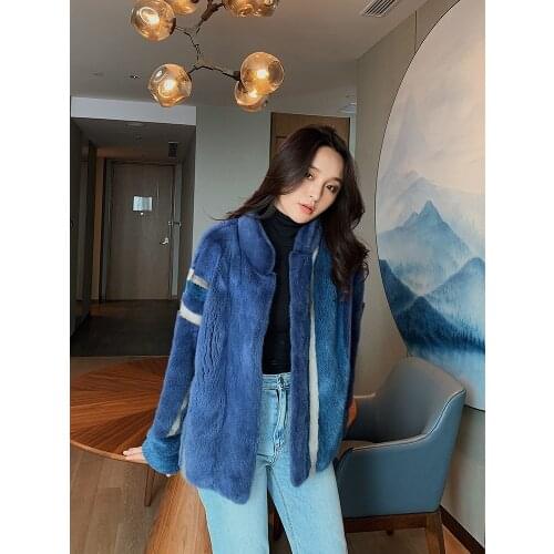 2020 Real Coat Women Winter Natural Fur Korean Clothes Fashion Luxury Mink Jacket Manteau Femme Hiver 228 KJ3652
