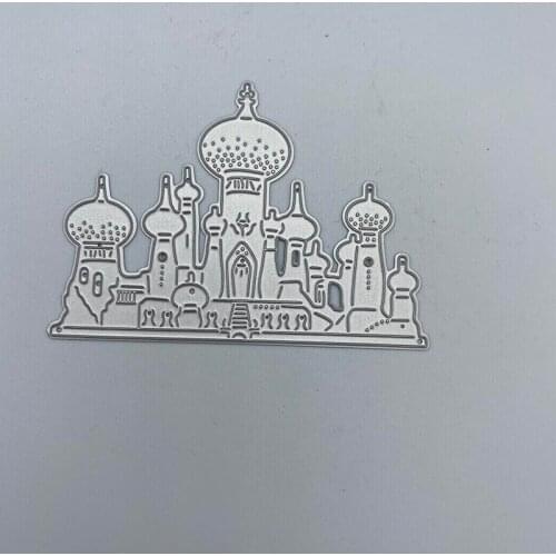 Big castle Metal Cutting Dies Stencils for DIY Scrapbooking/photo album Decorative Embossing DIY Paper Cards