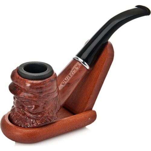 Fashion Carved Flowers Pipe Chimney Filter Smoking Pipes Herb Tobacco Pipes Cigar Narguile Grinder Smoke Cigarette holder