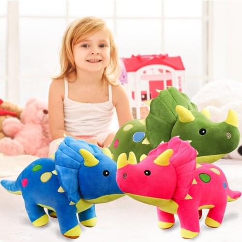 Stuffed Toy Super Soft Lovely Dinosaur Plush Doll Cartoon Stuffed Animal Dino Toy For Kids Baby Hug Doll Sleep Pillow Home Decor