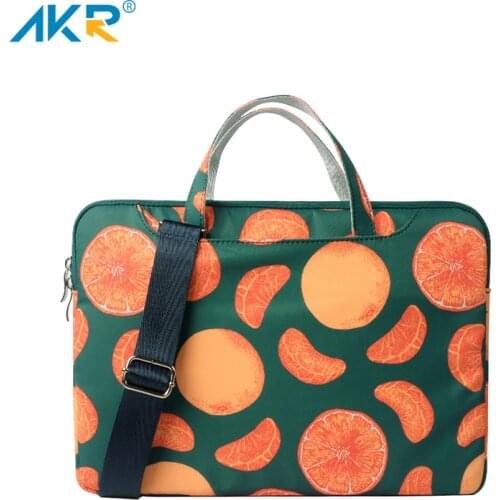 Netbook shoulder Handbag Laptop case for MacBook Air Pro Retina 11 13 for Xiaomi 12.5" 15.6" Fruit Pattern Style Cute 2020