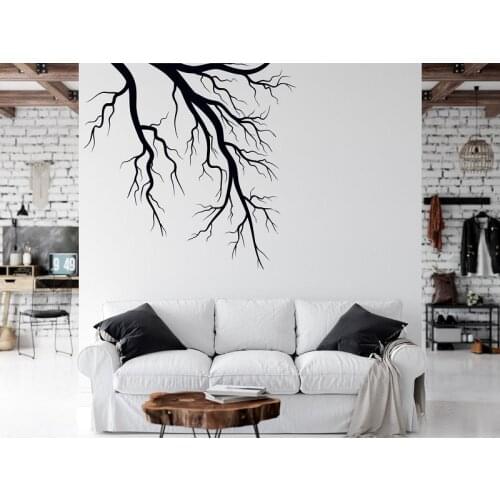Branch wall decals branch vinyl stickers wall stickers nature decorative art wall stickers home living room decoration sticker28