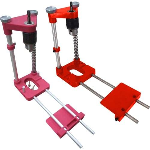 2021 New Drilling Locator Adjustable Punch Locator Drill Template Guide Mini Bench Drill Press Machine Woodworking Steadfast