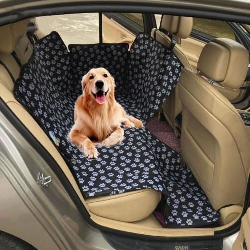 Pet Out Product Dog Carriers Waterproof Rear Back Pet Dog Car Seat Cover Mats Hammock Protector with Safety Belt Dropshipping