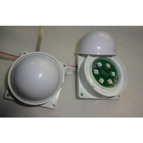 20pcs DC24V UCS1903 pixel module with milky cover;6pcs 5050 led inside;1.44W;,50mm diameter