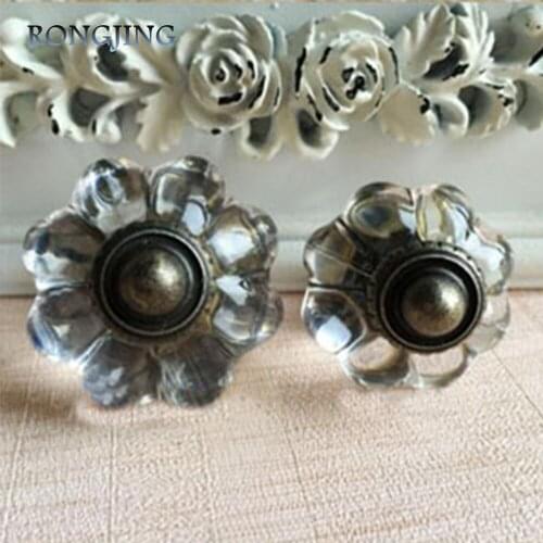 Plastic Antique Dresser Knobs and Handles Kitchen Cabinet Drawer Knobs Closet Wardrobe Cupboard Pulls Acrylic Furniture Knobs