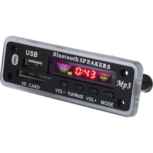 MP3 Decoder Board BT 5.0 4 Colors Screen MP3 FM APE FLAC Decode Board Module Black Decoder Boards With Remote Control