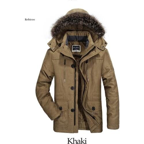 Plus Size 5Xl 6Xl New Brand Warm Winter Jackets Men Thicken Long Cotton Padded Fleece Down Parka Coat Men Clothing