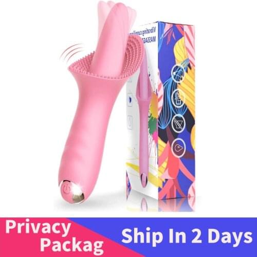 Realistic Tongue Licking Multiple Stimulaition Points Clitoris Stimulator Masturbator Nipple Couple Foreplay Sex Toy For Women