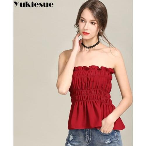 Женские укороченные майки YUKIESUE China At AliExpress