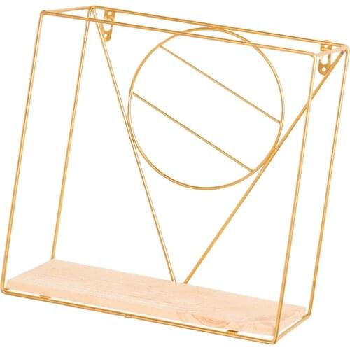 Iron Wire Wall Board Metal Hanging Shelf Wall Shelf Bookcase Wall