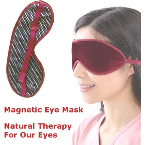 1pc Free Ship Deep Sleep Magnetic Therapy Eye Mask Shade