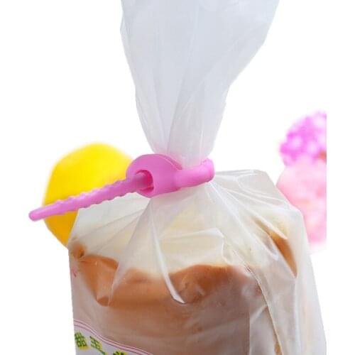 100% food grade Silicone Bag Ties, Cable Management, Zip Tie Twist, All-purpose Multi-use Bag Clip, Bread Tie, Food Saver