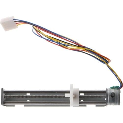 18 Degree Step Angle Stepper Motor Screw With Nut Slider + 2 Phase 4 Wire of DC 4-9V/500mA Driving Voltage