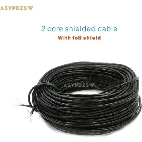 1M Original L-2B2AT Audio signal wire 2 core shielded cable For power amplifier