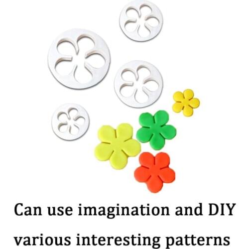 4pcs Rose Petal Cake Cutting Moulds Cookie Chocolate mold Cutting Tools for party Muffin Cupcake Cake Decorating Tools
