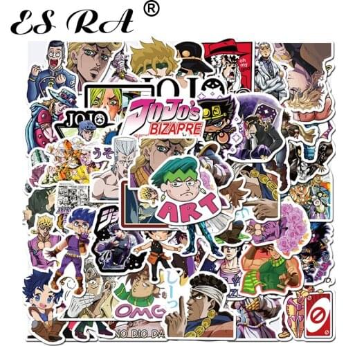 50 Pcs Lots/Set Anime Sticker Jojo Bizarre Adventure Stickers Pack Children Gift Waterproof PVC Pegatinas Toy for laptop Noteboo