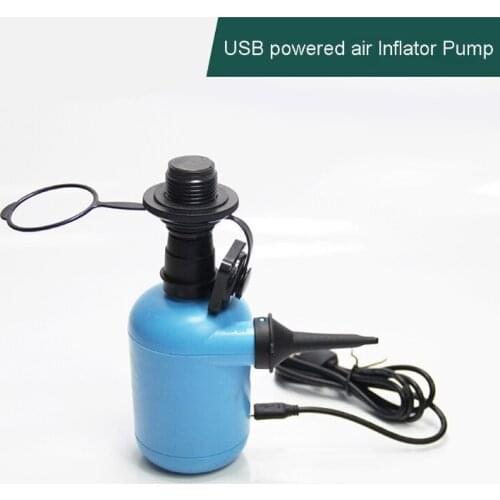 5V 2A USB Powered Air Inflator Pump Air Filling Compressor With Nozzles for Balloon Swimming lifebuoy Inflatable Toy