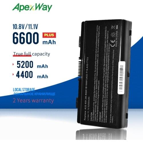 11.1V Laptop battery A31-T12 A32-T12 A32-X51 for Asus T12C T12Er T12Fg T12Jg T12Mg T12Ug X51H X51L X51R X58C X58L X51RL X58Le