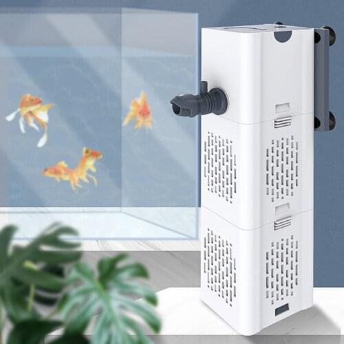 Aquarium Filter Pump 4 In 1 Fish Tank Submersible Air Oxygen Internal Pump aquarium air pump Wave pump aquarium powerhead pump