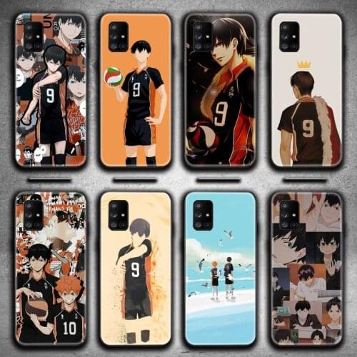 Kageyama tobio Haikyuu Anime Phone Case For Samsung Galaxy A21S A01 A11 A31 A81 A10 A20E A30 A40 A50 A70 A80 A71 A51