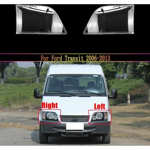 Car Headlamp Lens For Ford Transit 2006 2007 2008 2009 2010 2011 2012 2013 Car Replacement Auto Shell