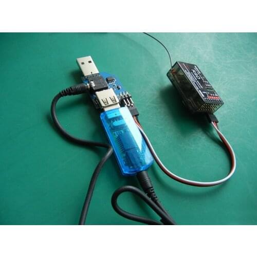 1PC Wireless Flight Simulator Adapter PPM SBUS Output Receiver Converter for RC Aircraft Controlling Parts