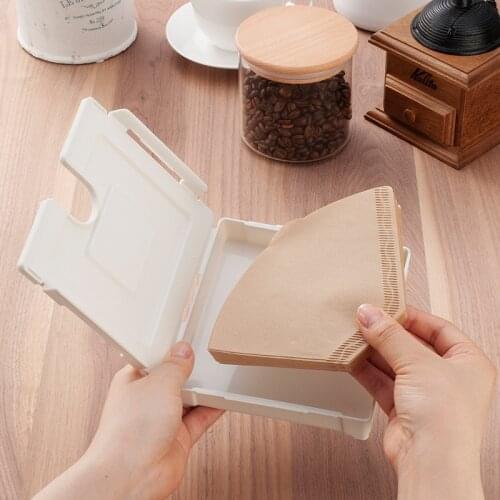 Paper Filter Holder storage box 101 / 102 / V60 PP Paper Filter Stand 1-4 cups Magnetic installation made in Japan