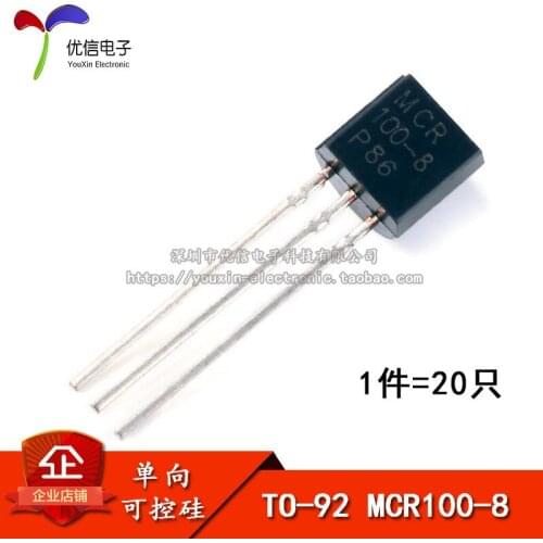 MCR100-8 way thyristor triode TO-92 (20 rats)