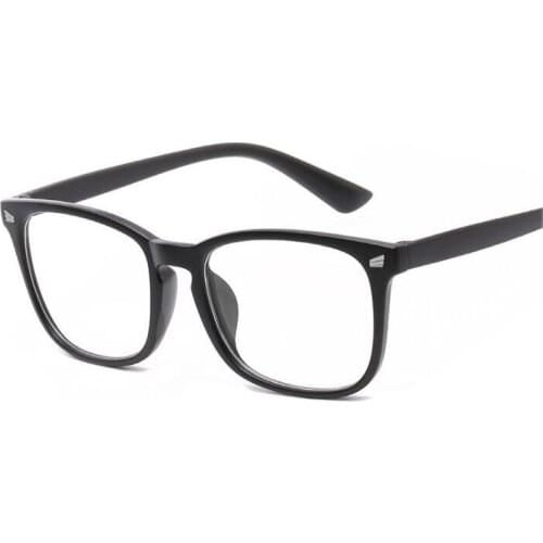 2019 New Computer Glasses Frame Women Men Anti-blue Radiation Adult Protection Flat Mirror Square Myopia Frame Eyeglasses Y16