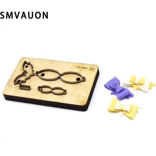 New 2021 Metal Diy Leather Mold Cutting Dies Bow Christmas Decoration Ornament Bow Wedding Home party Tool For Leather Hairpin
