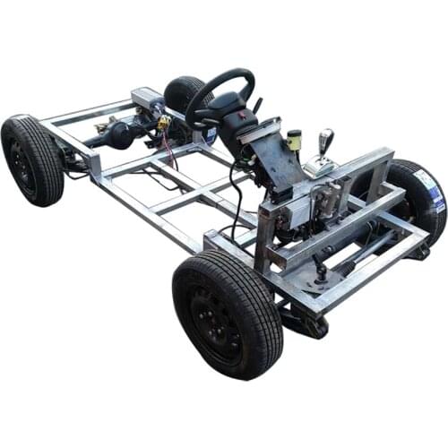 New Energy Electric four-wheel car high and low frame Chassis Scooter Adult self-made car chassis new style