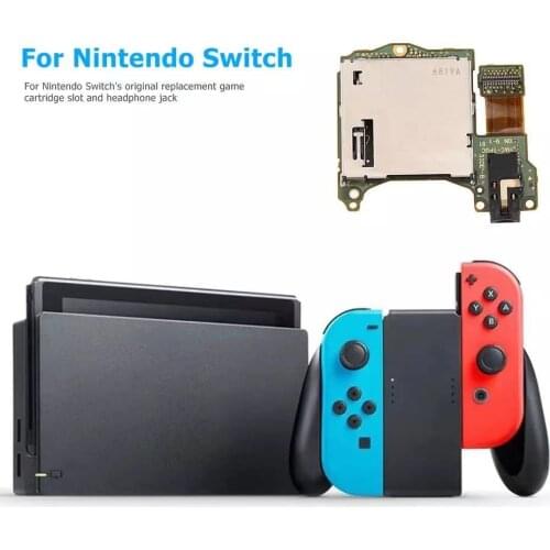Original Game Card Slot Cartridge For Nintendo Switch Professional Headphone Jack Game Card Reader Board for Switch Repairing