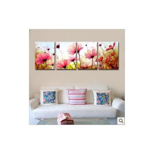 Embroidery Package Free Shipping Romantic Pink Flowers Cross Stitch New