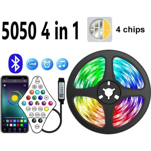 5M Blueteeth Led Lights Strips 5050 Flexible Led Tape Ribbon Bluetooth Backlighting Phone APP TV Light