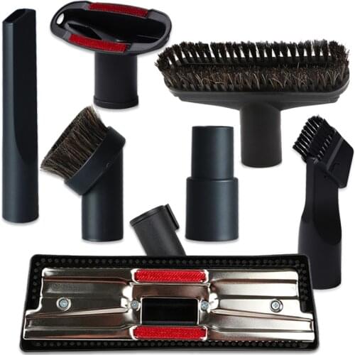 Universal Nozzle Suction Brush Head Carpet Floor Brush Head For 32mm & 35mm Vacuum Cleaner Accessories Crevice Tool For Bed Sofa