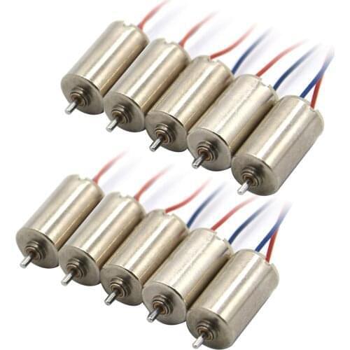 10PCS FEICHAO DIY Coreless Motor DC 3V 610 High Speed High Speed Aircraft Strong Magnetic DIY RC Drone