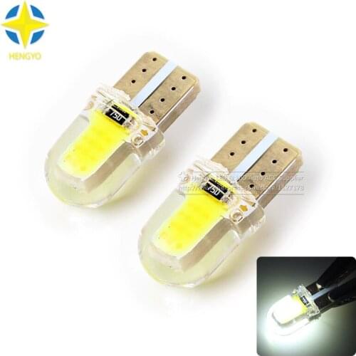 10PCS/Let T10 194 168 W5W COB 8 SMD LED CANBUS Silica Bright White License Light Bulb Free Shipping