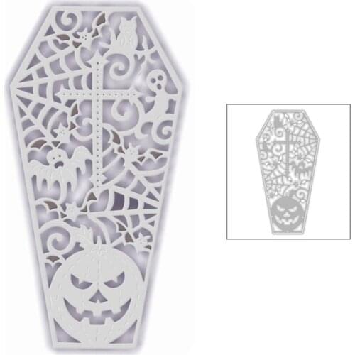 2020 New Halloween Pumpkin Ghost Metal Cutting Dies Cobweb Owl and Cross Die Scrapbooking For Crafts Card Making No Stamps Sets