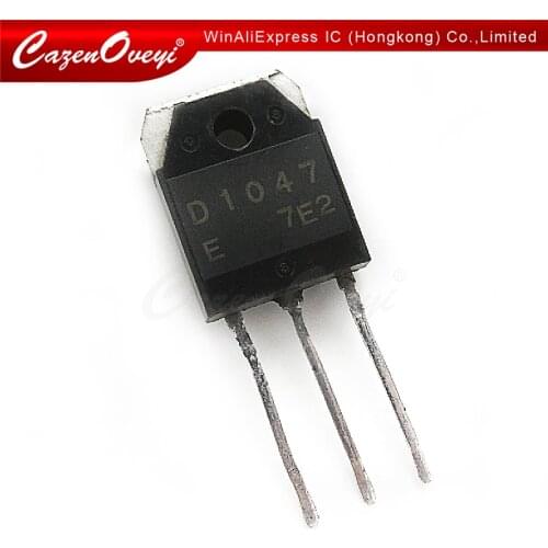 5pcs/lot 2SD1047 TO-247 D1047 TO-3P POWER TRANSISTORS new and original IC In Stock