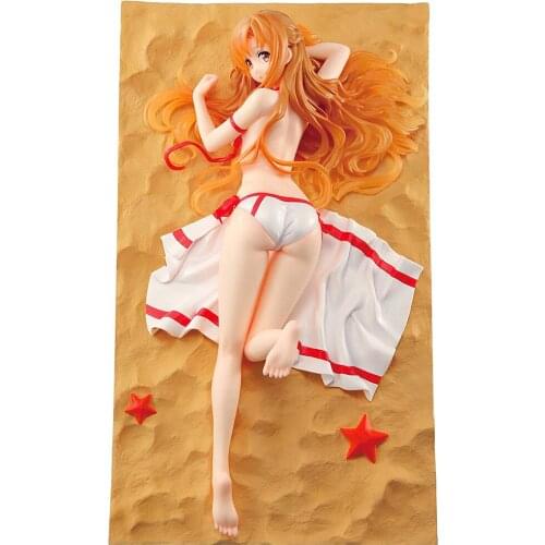 Anime Sword Art Online Yuki Asuna Vacation Mood Ver. PVC Action Figure Japanese Anime Figure Model Toys Collection Doll Gift