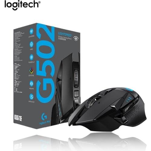 Logitech G502 LIGHTSPEED Wireless Gaming Mouse Wireless 2.4GHz HERO Macro Programming 16000DPI Adjustable 11 Keys Gaming Mouse
