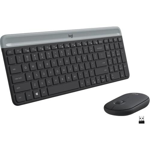 Logitech MK470 Wireless Keyboard & Mouse Set-Black